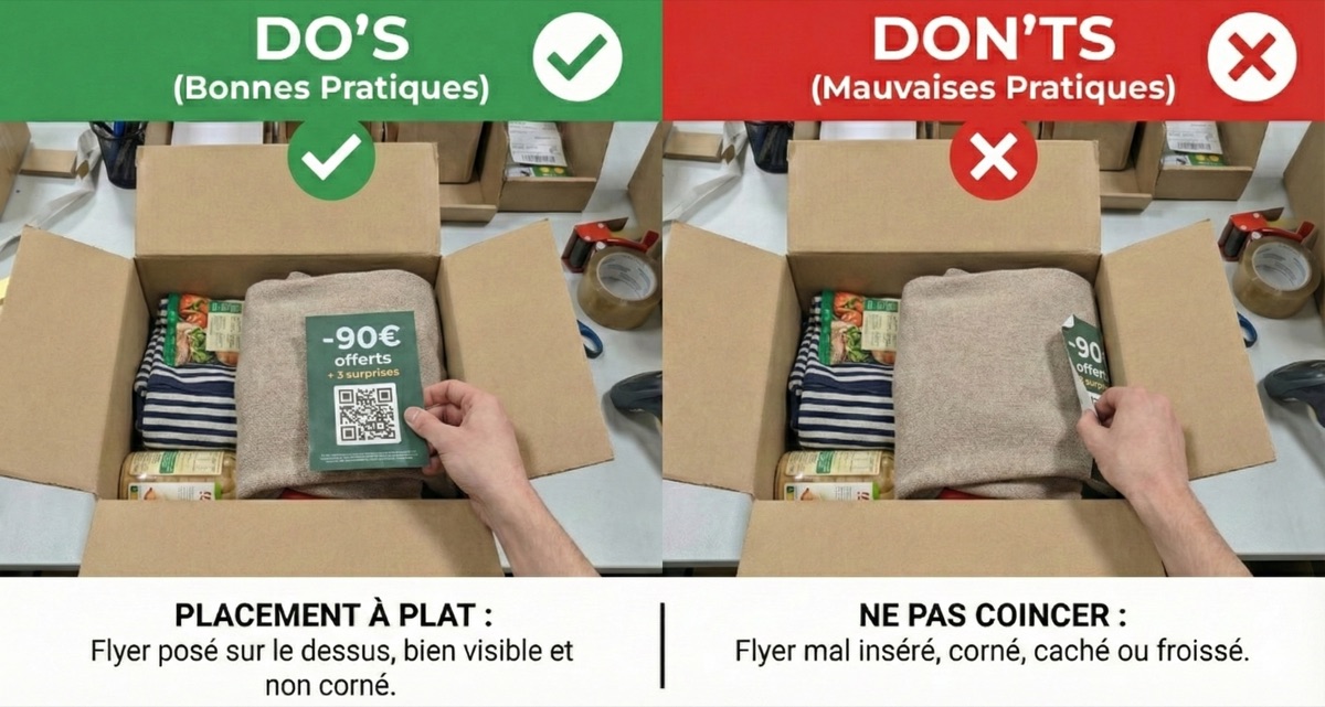 Bonnes pratiques insertion Sponsored Mail